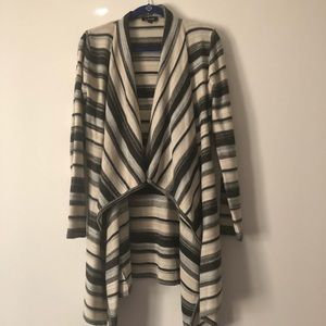 Stripe long cardigan by A. Byer